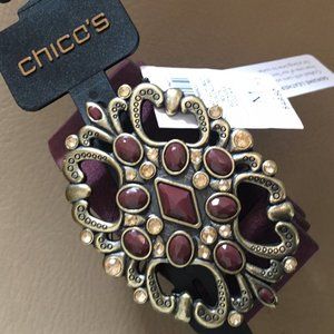 NWT Chicos Leather Belt Size M